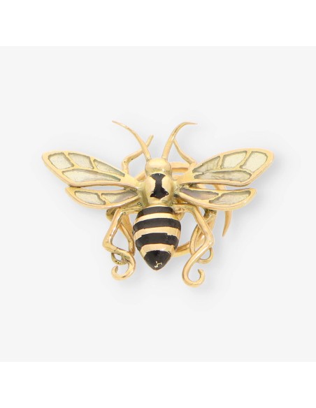 BotÃ³n solapa Abeja oro