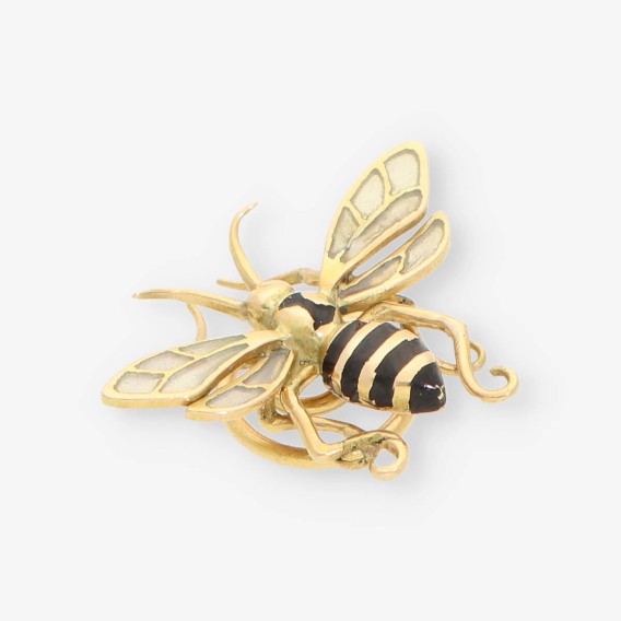 BotÃ³n solapa Abeja oro