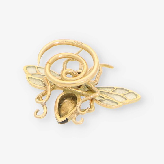 BotÃ³n solapa Abeja oro