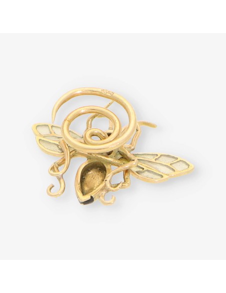 BotÃ³n solapa Abeja oro