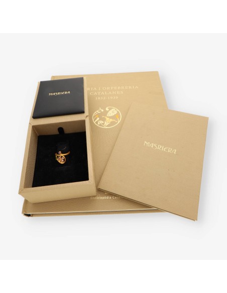 Anillo oro y bri MASRIERA